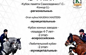 Информация о соревнованиях по конному спорту